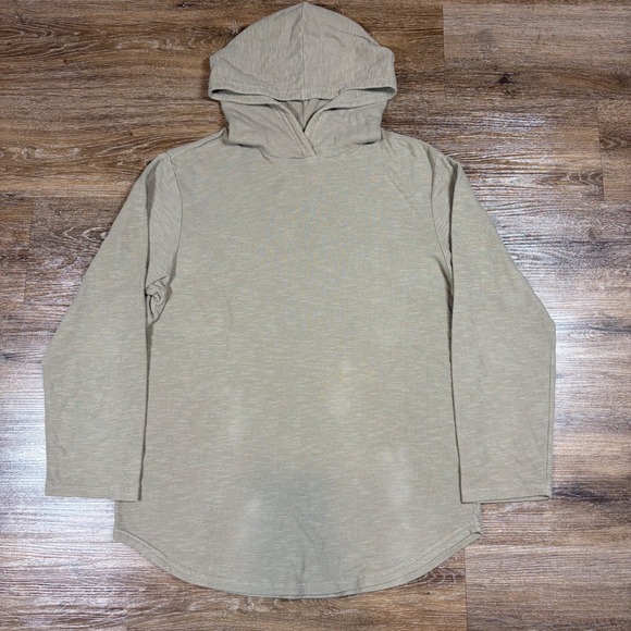 GOODLIFE Hoodie Men XL Beige Long Sleeve Casual Made In USA‎ Lightweight Minimal - Picture 2 of 7